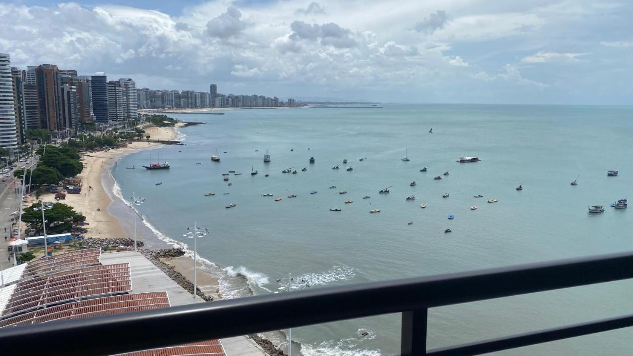 Апартаменти Flat Iate Plaza Na Beira Mar Com Vista Mar Форталеза Екстер'єр фото