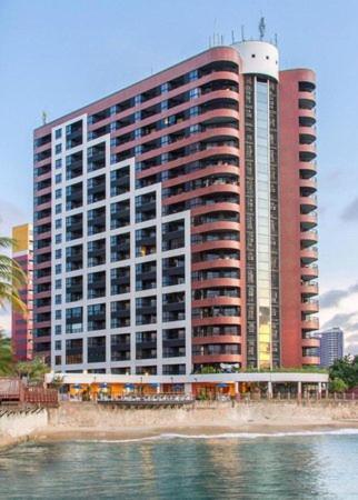 Апартаменти Flat Iate Plaza Na Beira Mar Com Vista Mar Форталеза Екстер'єр фото