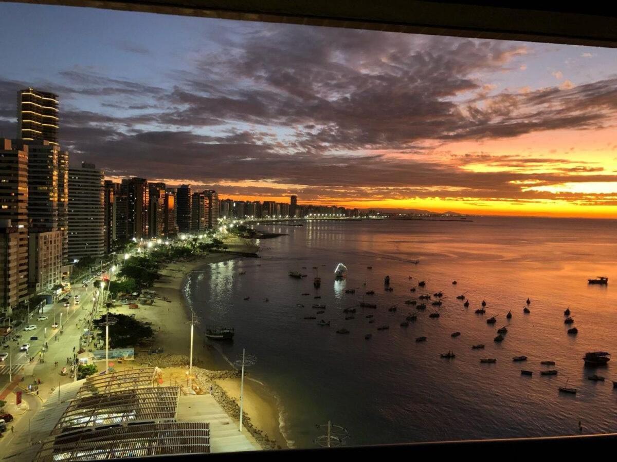 Апартаменти Flat Iate Plaza Na Beira Mar Com Vista Mar Форталеза Екстер'єр фото